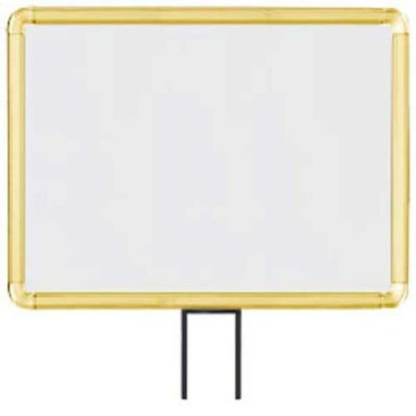 Lavi Industries , Horizontal Fixed Sign Frame, , 11" x 14", Slotted, Gold 50-1131F7H-S/GD